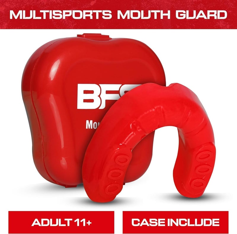 BFS IMPEX Sports Mouth Guard for Kids,Youth,Boys,Girls,Child Teen Mouthguard with Case (BPA Free) for Boxing, Martial Arts,MMA Karate,Lacrosse,Football,Soccer and All Contact Sports (RED) - Image 4